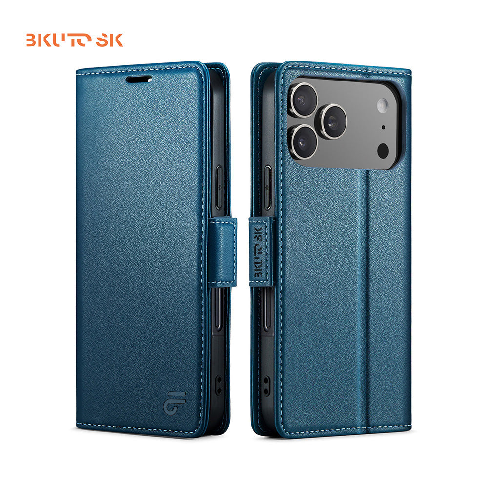 Business Leather Flip Case For iPhone