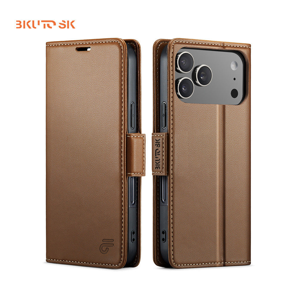 Business Leather Flip Case For iPhone