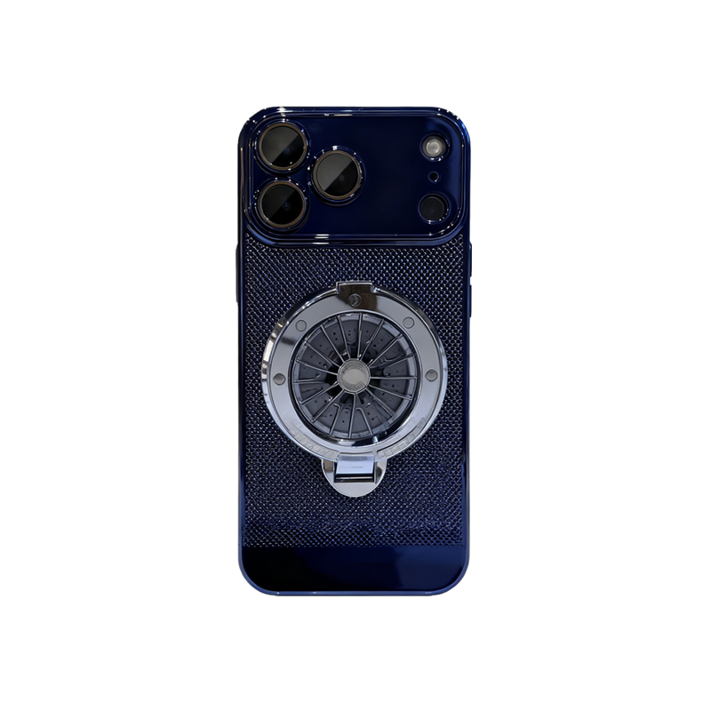 iPhone 17 Series Magnetic Cooling Case | 360° Rotating Stand & Shockproof Protection