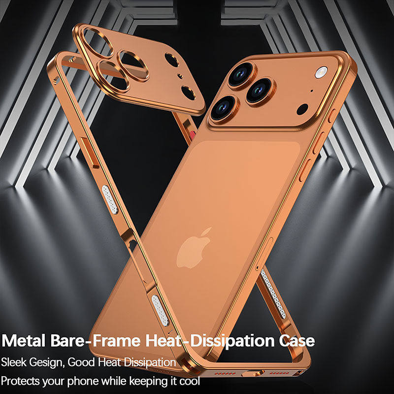 For iPhone Metal Frame Case