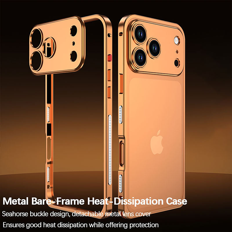For iPhone Metal Frame Case