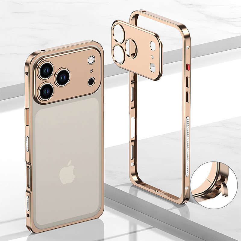 For iPhone Metal Frame Case